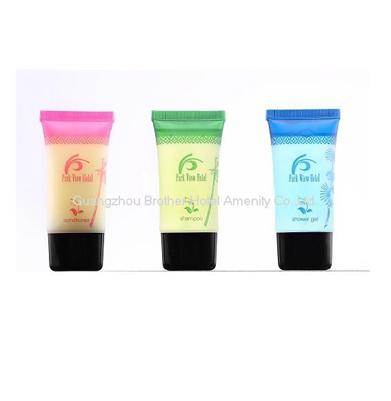 hotel shampoo, bath gel, body lotion, hair conditoner