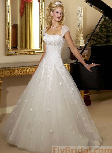 Fly wedding dress