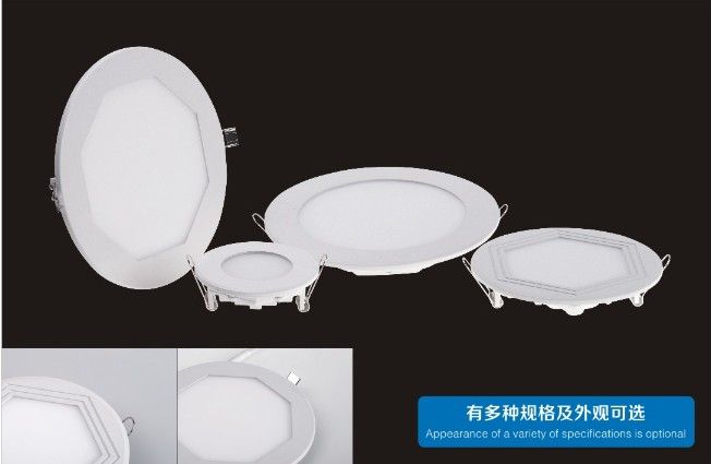 LED Panel Light Down Lamp Round and Square 6W to 18W