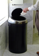 Touchless Trash Containers