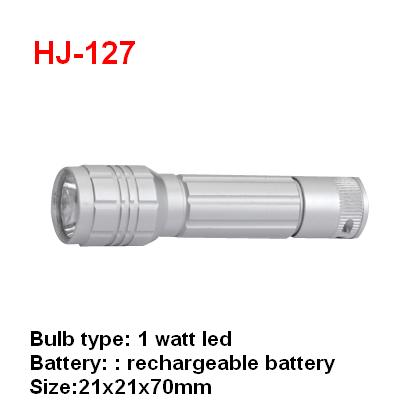 LED Aluminium Camping Flashlight Torch (HJ127)