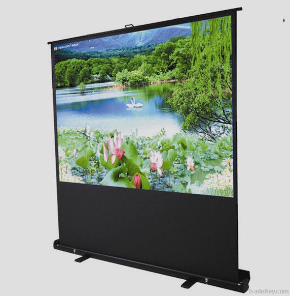 Scissor/pole floor Standing Projection screen