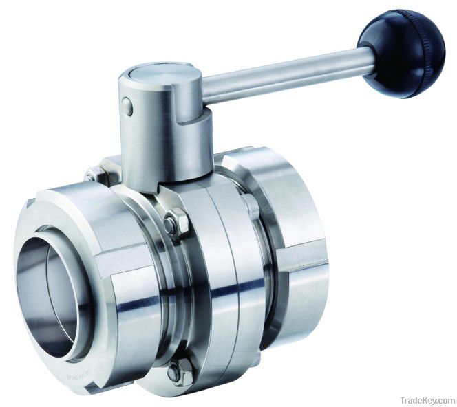 sanitary stainless steel butterfly valve