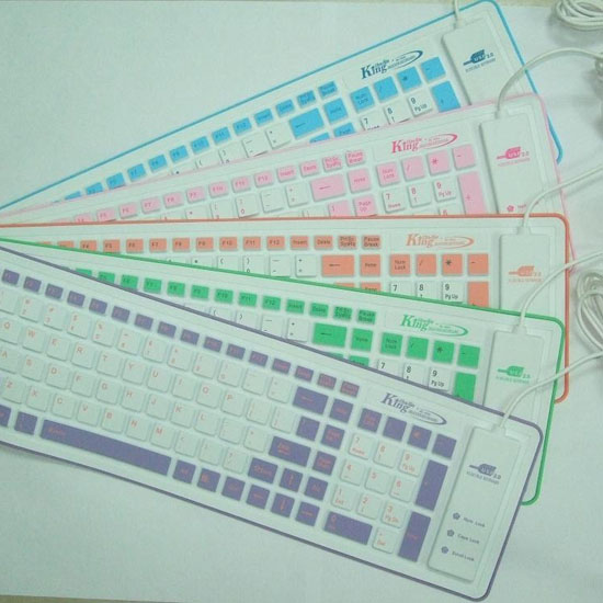 Rich color keyboard, QWERTY &amp; AZERTY available