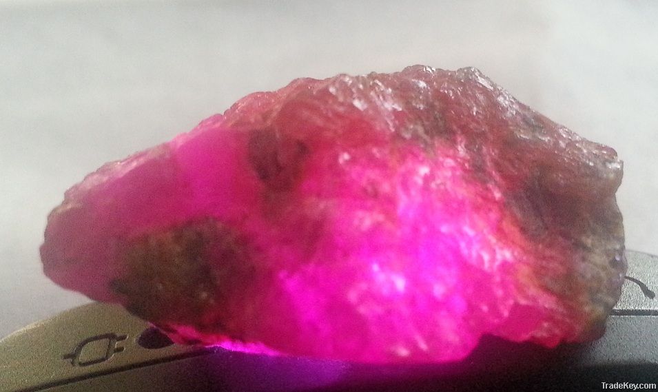 Natural Rough Ruby