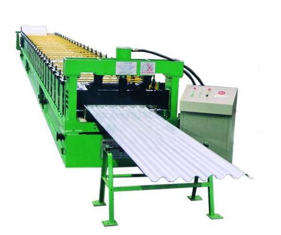 Roof tile roll forming machine