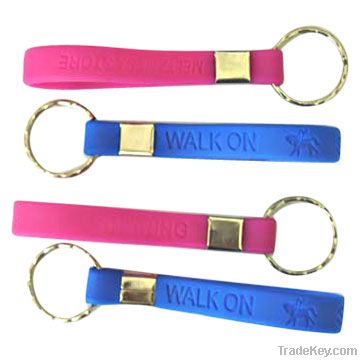 silicone rubber keychain