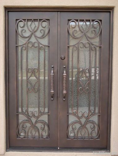 wrought iron front door