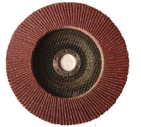 115mm aluminium oxide Flap Disc with fiberglass T27 T29 backing