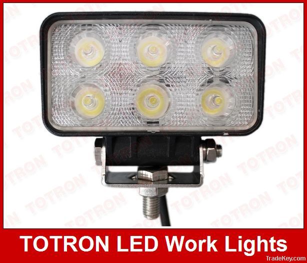 3.5" 18W 9-32V Rectangle LED Work Light