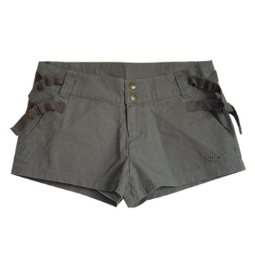 Ladies' 100% Cotton Sporty Shorts