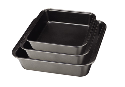 bakeware -carton steel non stick square pan