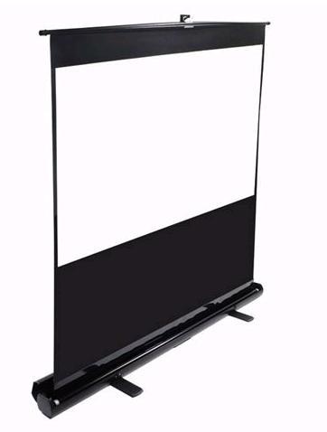 Pull up floor projector screen