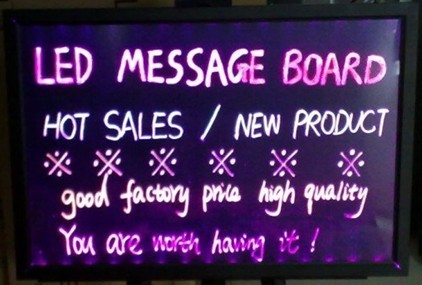 LED Fluorescent Handwriting Board