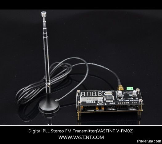 Digital PLL Stereo FM Transmitter