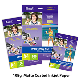 128g Matte Coated Inkjet Photo Paper