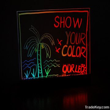 LED Fluorescent Writing Board