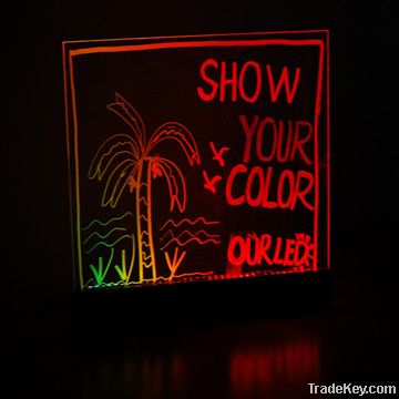 LED Fluorescent Writing Board