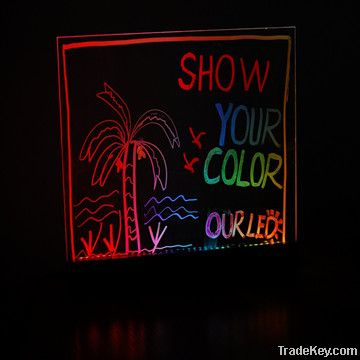 LED Fluorescent Writing Board