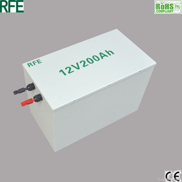 12V 200Ah LiFePO4 Battery for EV, Solar and UPS