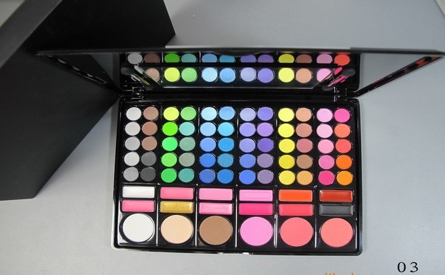 new cosmetic 78 color make-up box, eye shadow, makeup