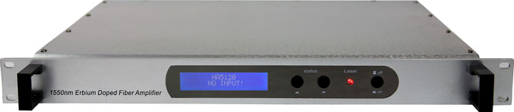 Hybrid Raman/Er-doped Fiber Amplifier