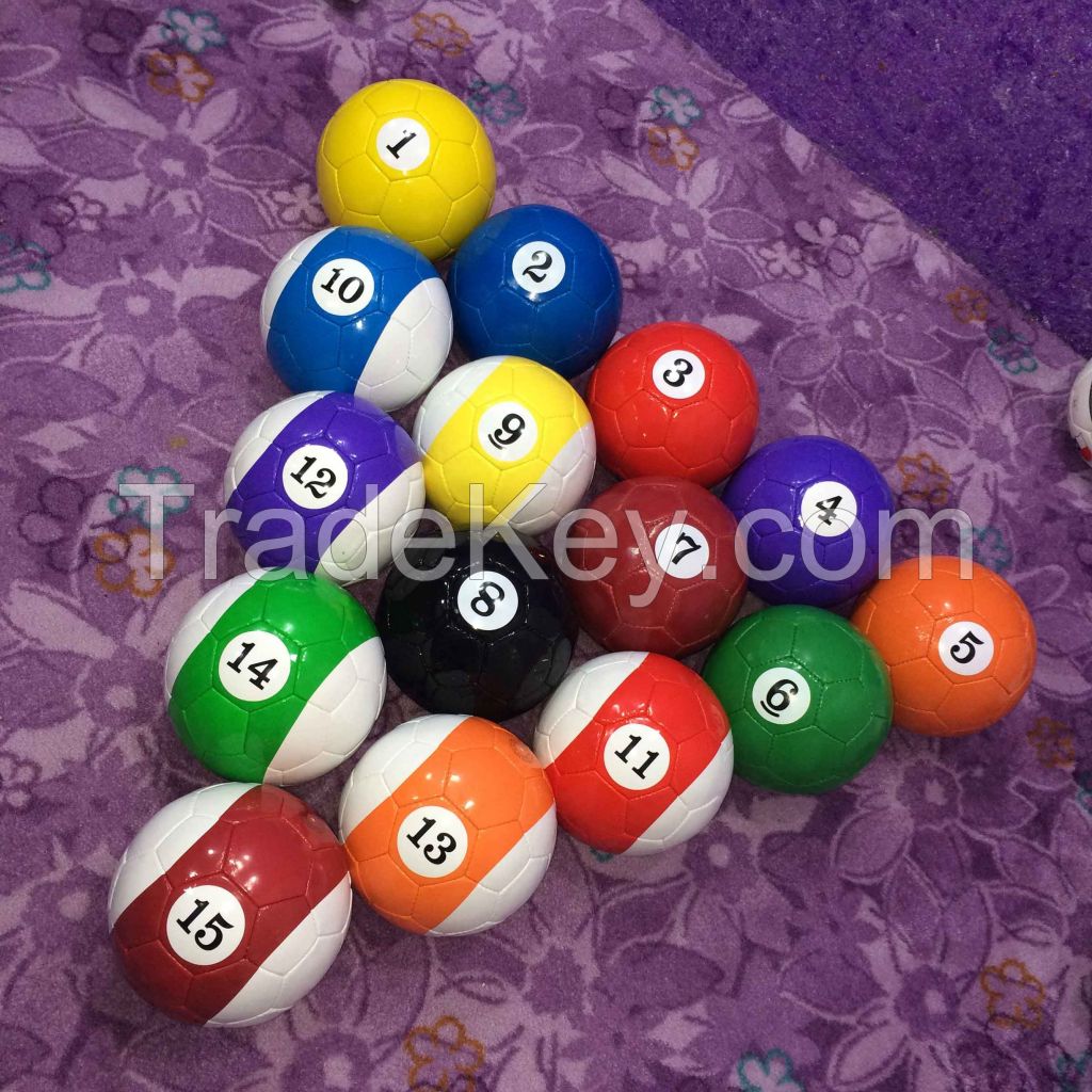 16 Soccer balls Set Huge Billiards Pool Football Sport Poolballl 