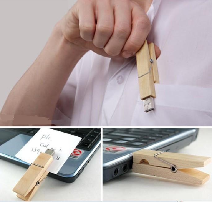 Wood usb flash drive