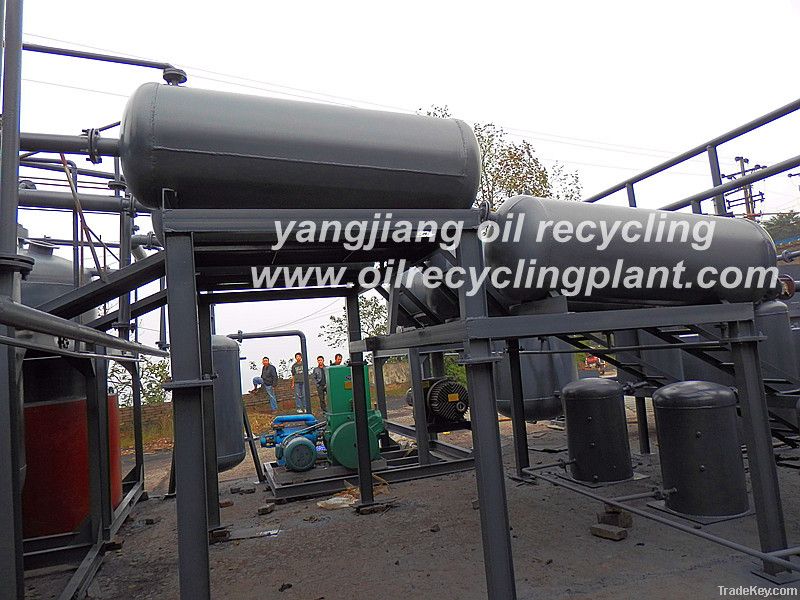 Black Used Engine Oil Recycling Machine(500KG-30T)