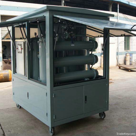 Transformer oil purification plant