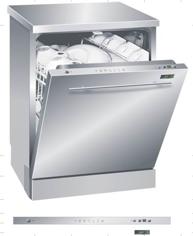 Free standing dish washer