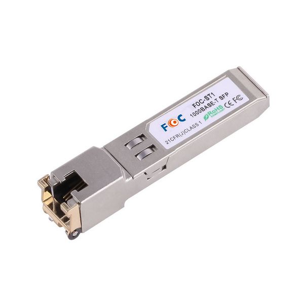 10/100/1000BASE-T Copper SFP Fiber Optic Transceiver