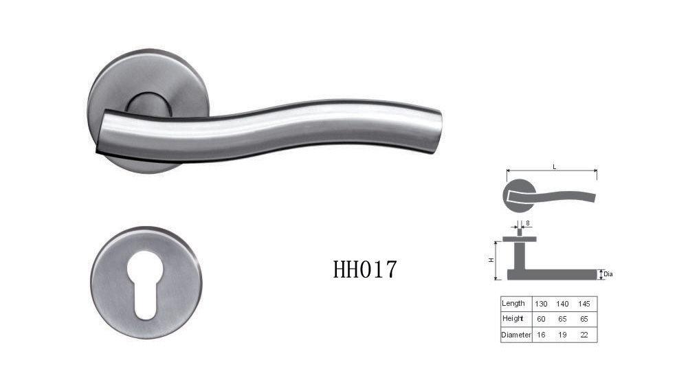 Stainless Steel Hollow Lever Handle