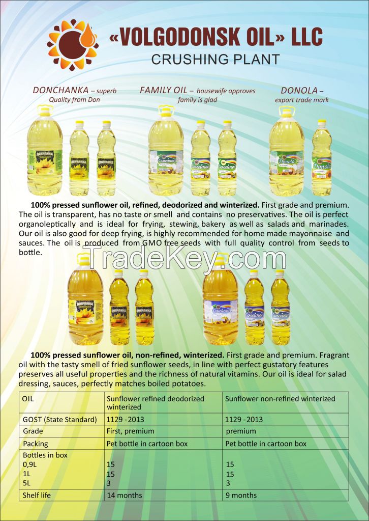 refined sunflower oil