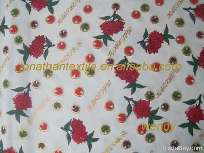 New design! foil printed spandex fabric