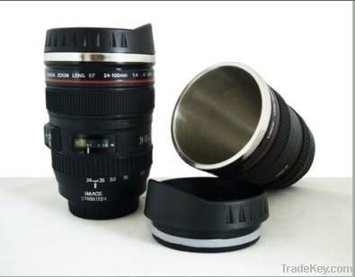 the Newest Thermos Travel Mug Camera lens cup