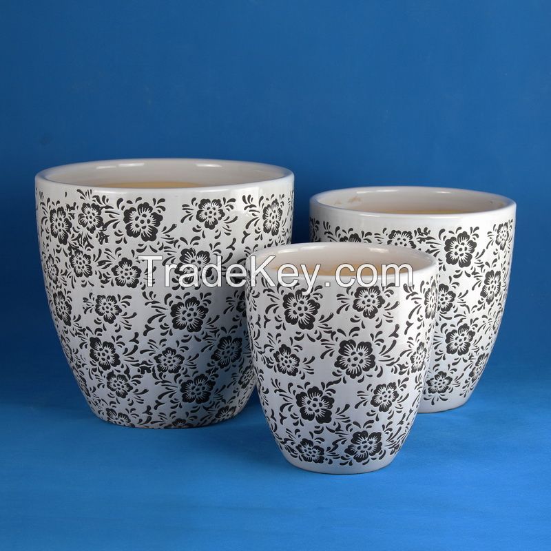 small ceramic flower pot 331 series