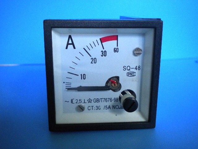 48*48mm analog panel meter, AC current meter, DC current meter