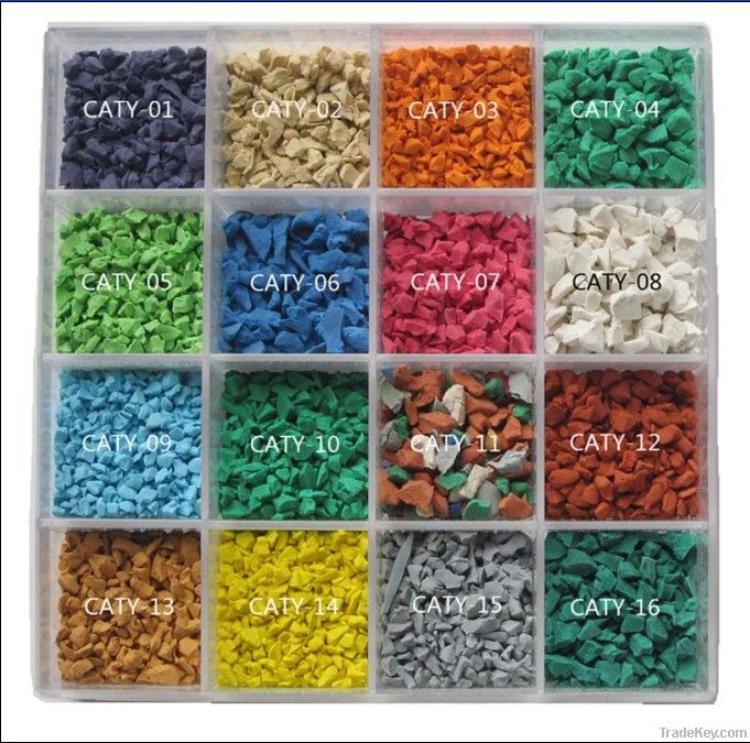 Colorful EPDM granule (guangzhou manufacturer)