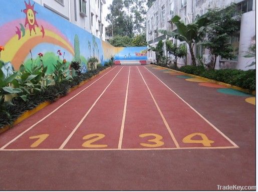 Red epdm granule for running track (guangzhou manufacturer)