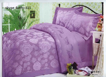 (wholesale, manufacture)jacquard  cotton  bedding set