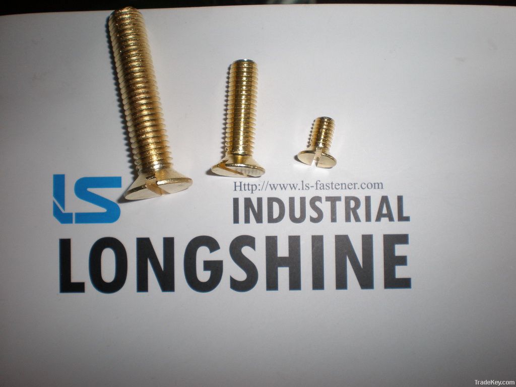 brass machine screw