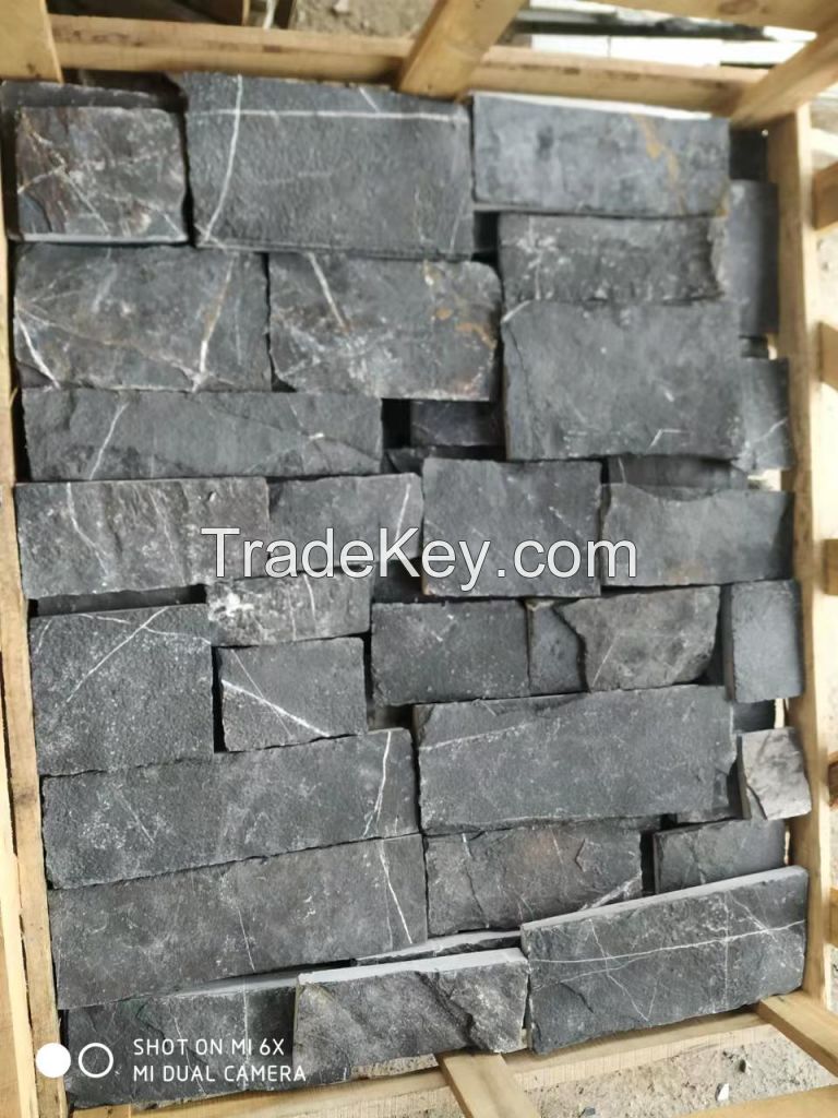 Smoke Black Thin Ledge Stone