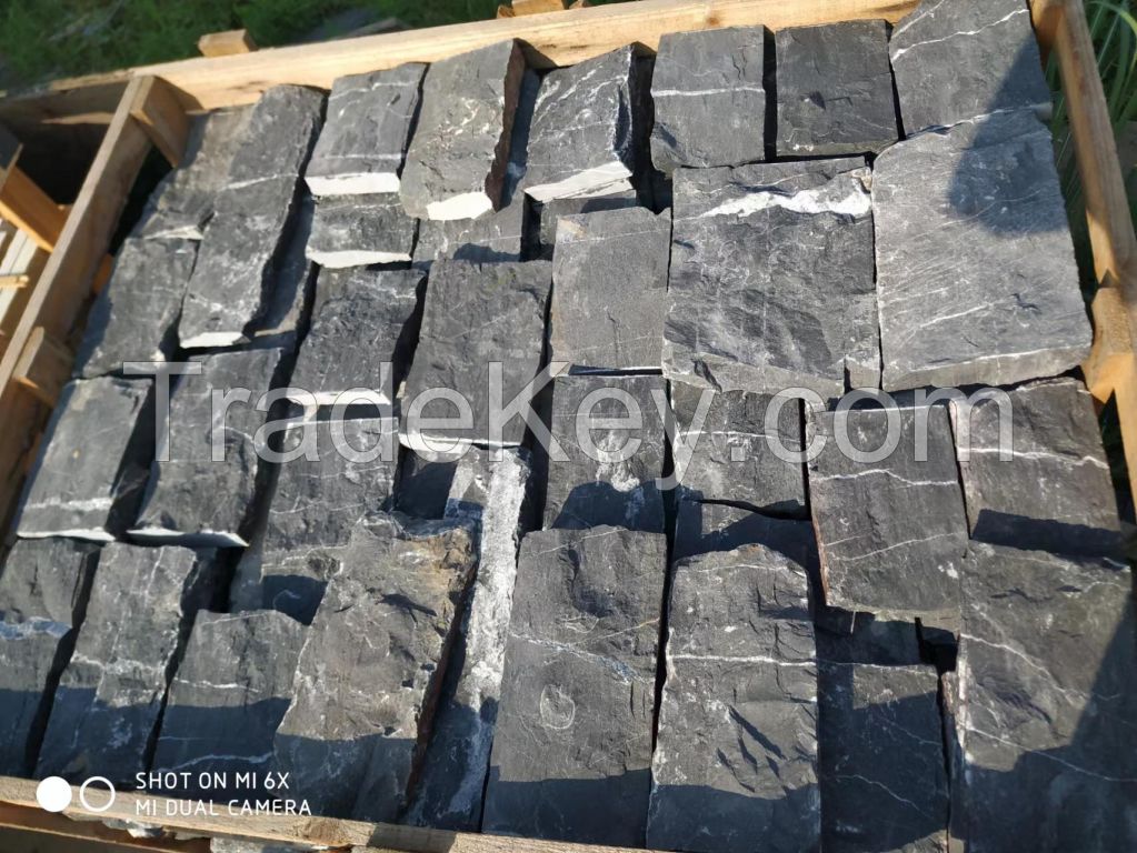 Smoke Black Thin Ledge Stone