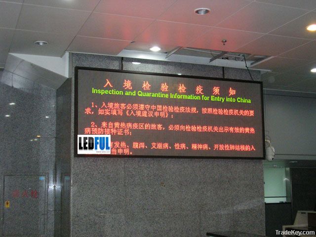 Dual/single color LED Sign Display Screen