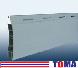 PVC roller shutter slat