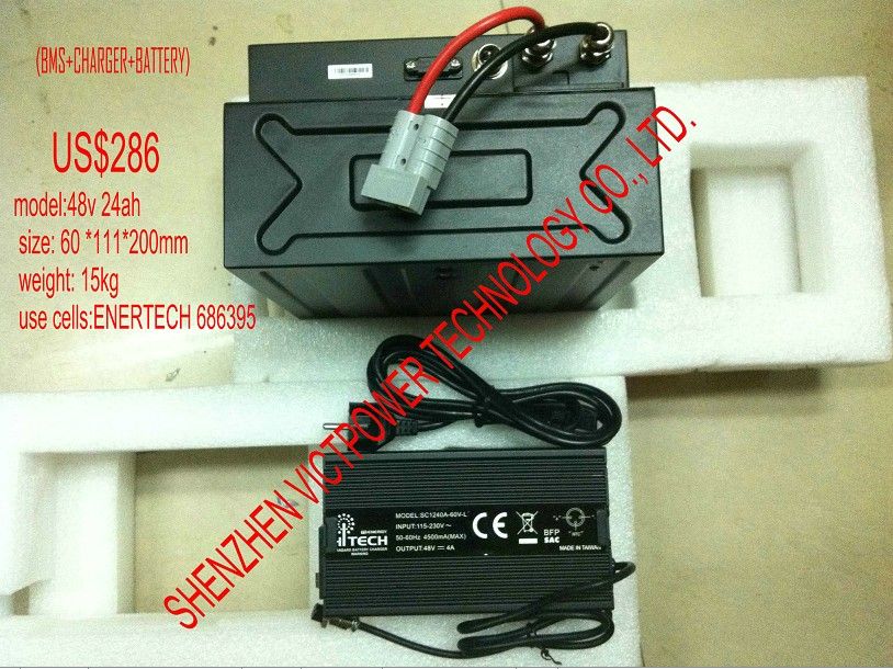 li-ion battery packs 48v 24ah for car and ebike