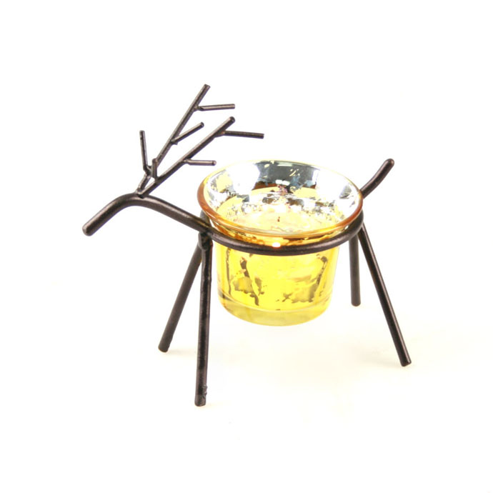 Deer Shape Metal Candle Holders