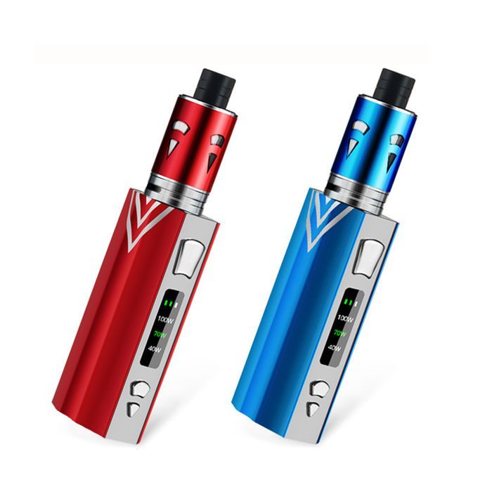 100W Vape Electronic Cigarette Kit 2200mah Evaporator For Liquid Box Mod Smoke Vaper Vape Pen Huge Vaporizer E-cigarette