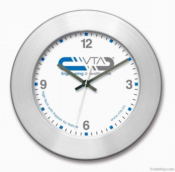 aluminium wall clock